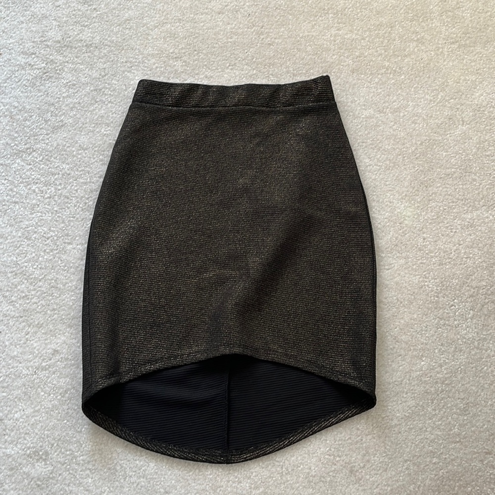 Low High pencil skirt